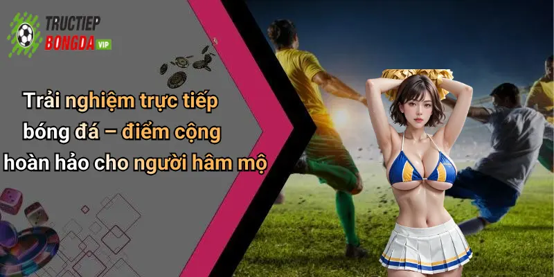 Trải nghiệm trực tiếp bóng đá – điểm cộng hoàn hảo cho người hâm mộ