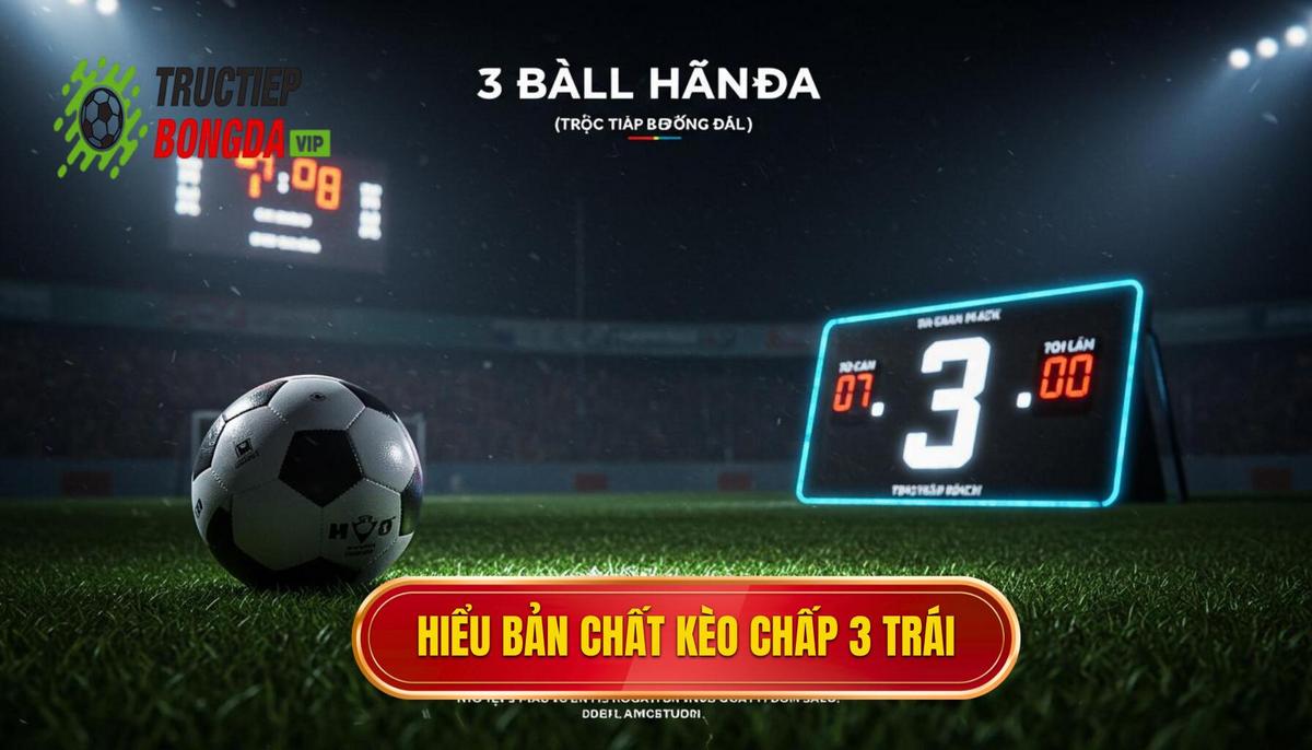 Phần 1_ Hiểu Đúng Bản Chất Kèo Chấp 3 Trái