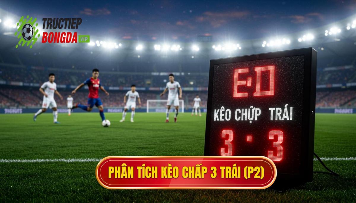 Phần 2_ Phân Tích Tình Huống Áp Dụng Kèo Chấp 3 Trái