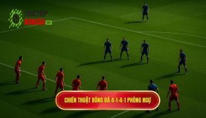 Chiến thuật bóng đá 4-1-4-1 phòng ngự