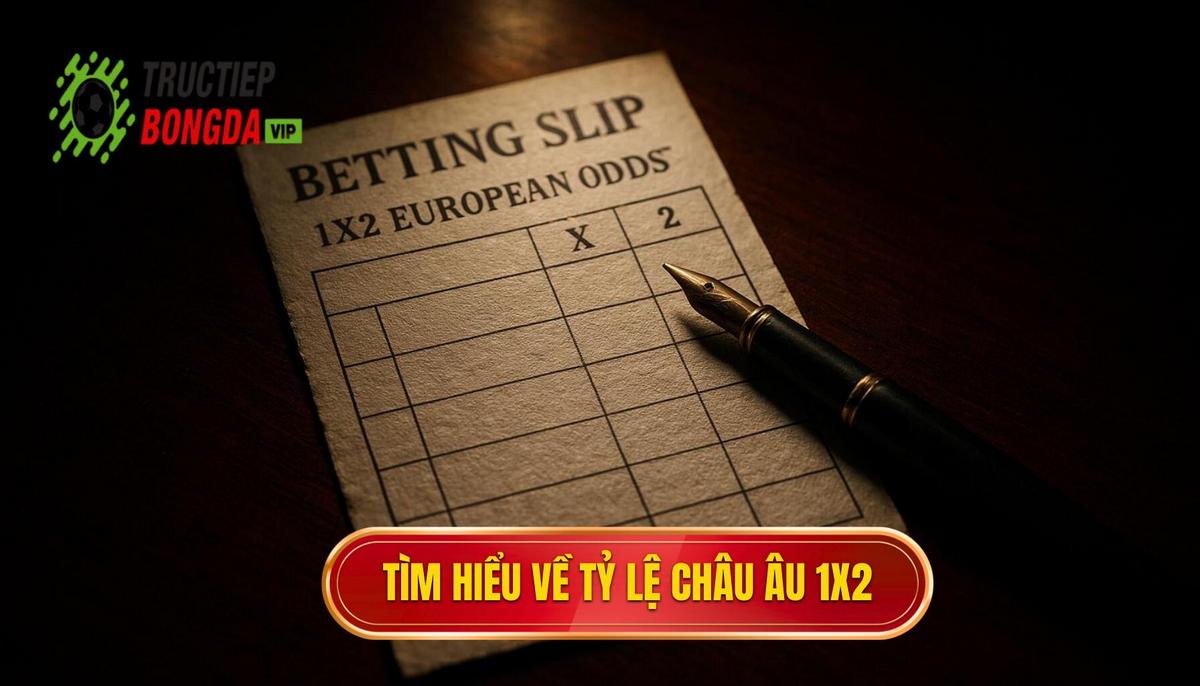 Tỷ Lệ Châu Âu (1X2) Là Gì_
