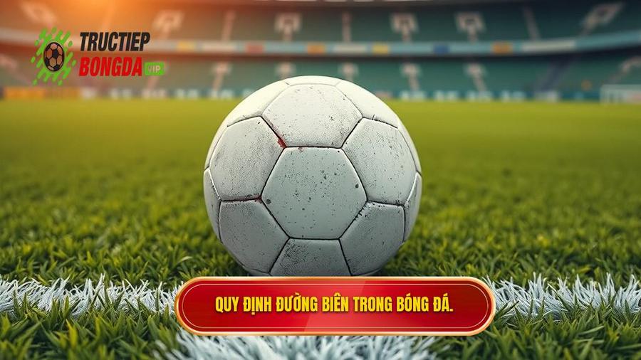 1. Quy định đường biên trong bóng đá.