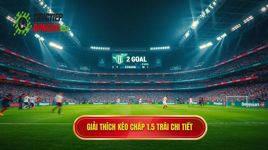 1. Hiểu rõ bản chất kèo chấp 1.5 trái là gì?