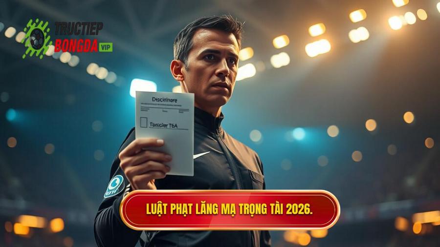 Luật phạt lỗi lăng mạ trọng tài mới nhất 2026: Những thay đổi mang tính bước ngoặt