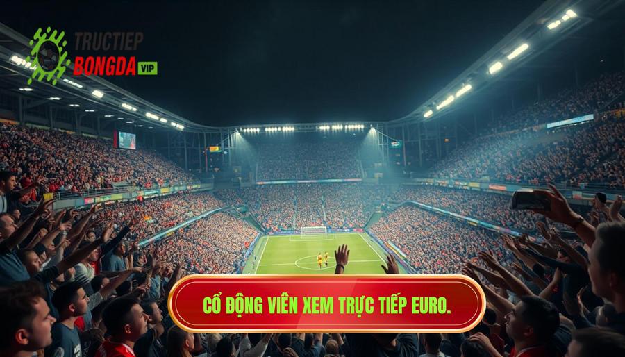 Cổ động viên xem trực tiếp Euro