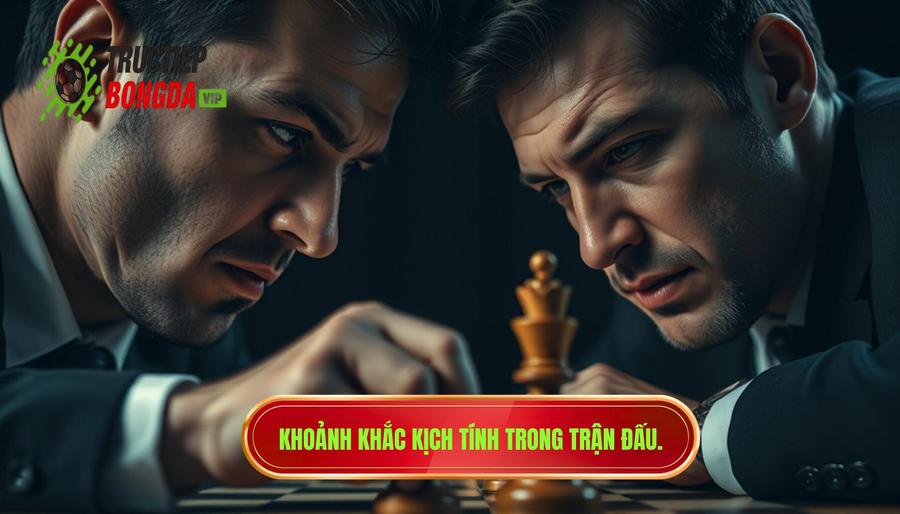 Khoảnh khắc kịch tính trong trận đấu