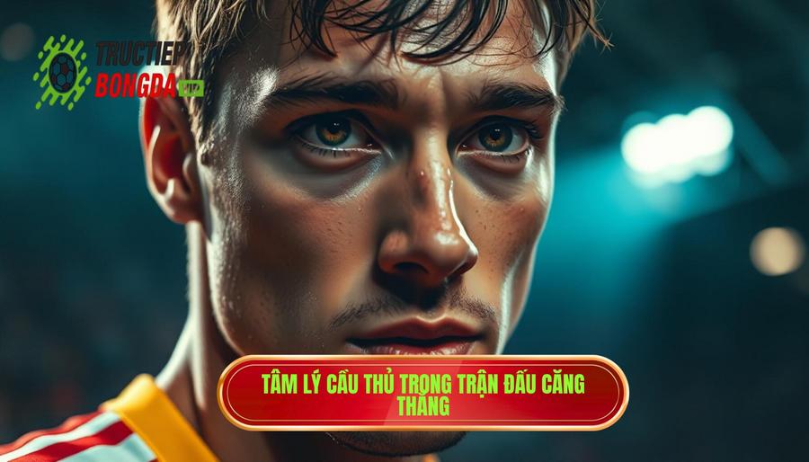 Tâm lý cầu thủ trong trận đấu căng thẳng