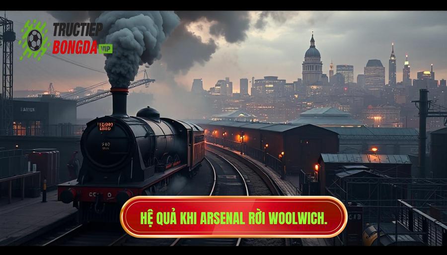 Tác động của việc chuyển từ Woolwich sang North London